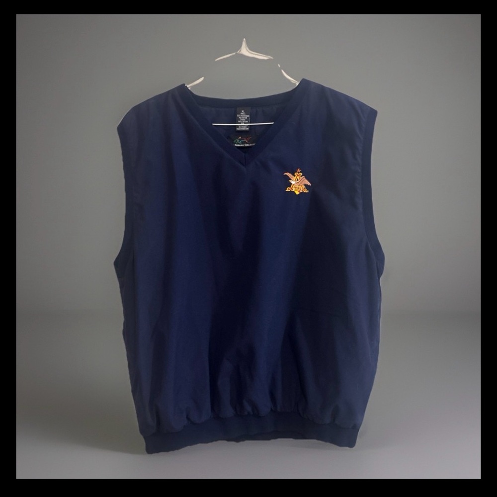 Rare Anheuser-Busch Greg Norman Golf Vest Sz XL